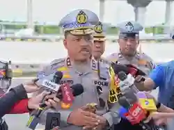 Kakorlantas Memastikan Kondisi Lalu Lintas Tol Trans Jawa Terkendali Saat Arus Balik